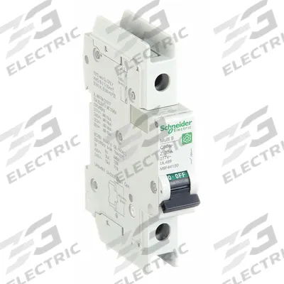SCHNEIDER Miniature Circuit Breaker: 30 A Amps, 60V DC, 14kA at 120/240V AC - Z-Curve, 1-Pole UL489 DIN Rail-Mount Miniature Circuit Breakers