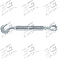 PEERLESS CHAIN Turnbuckle: Carbon Steel, Galvanized, 1,500 lb Working Load Limit, UNC (MPN 4530345). Key specifications — Brand: PEERLESS CHAIN; Finish: Galvanized; Thread Type: UNC.