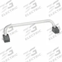 JW WINCO Folding Pull Handle: Unthreaded Holes, Stainless Steel, Silver, 0.39 in, 6.7 in Grip Lg (MPN 425.5-180-NI). Key specifications — Screw Size: 1/4 in; Brand: JW WINCO; Color: Silver.