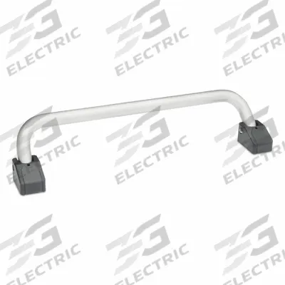 JW WINCO Folding Pull Handle: Unthreaded Holes, Stainless Steel, Silver, 0.39 in - Load-Rated Folding Pull Handles
