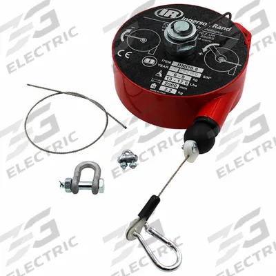INGERSOLL RAND Tool Balancer: Non-Locking, 17.6 lb Max. Tool Wt, 6.5 ft Cable Lg, Aluminum - General Purpose Tool Balancers