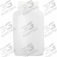 QORPAK Mixing/Storage/Sampling Bottle: 500 mL, 16.9 fl oz, HDPE, Natural, 43-400 Screw Closure Size (MPN PLC-06620). Key specifications — Body Color: Natural; Brand: QORPAK; Closure Included: Yes; Graduated: No; Closure Attached: Attached.