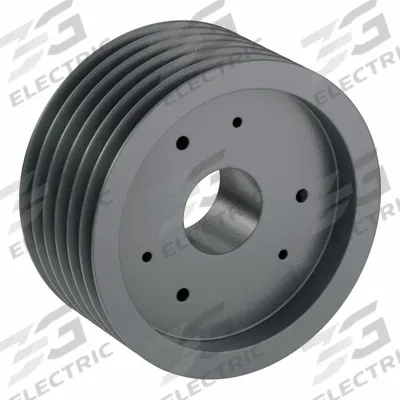 APPROVED VENDOR V-Belt Pulley: C130, 6 Groove, 13.4 in OD, Bushed Bore - Bushed-Bore Cast-Iron V-Belt Pulleys