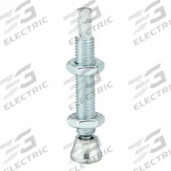 DE-STA-CO Swivel Foot Spindle: All-Steel, M10, 3 in Lg, 3 in Thread Lg, 3/16 in Spindle Dia (MPN 468206-M). Key specifications — Brand: DE-STA-CO; Thread Size: M10; Includes: Jam Nuts; Compatible with Series: 484; Spindle Construction: All-Steel.
