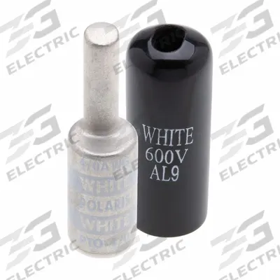 POLARIS Compression Pin Terminal: 2/0 AWG Pin Size, Offset Pin Orientation - Pin Terminal Compression Adapters