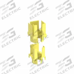 PANDUIT 1-Port Spillout: Fiberrunner®, Yellow, ABS/Polycarbonate, For 2 in x 2 in Raceway Wd x Ht (MPN FIDT2X2LYL). Key specifications — Brand: PANDUIT.