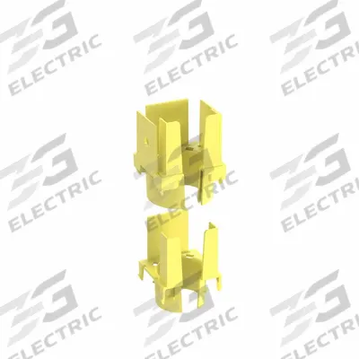 PANDUIT 1-Port Spillout: Fiberrunner, Yellow, ABS/Polycarbonate - Spillouts for Fiber-Routing Raceways