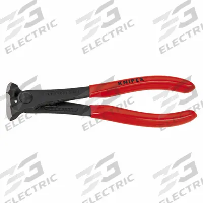 KNIPEX End Cutting Nippers: 6 5/16 in Overall Lg, For 0.16 in Max Wire Thick, Steel - General Purpose Nippers