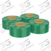 GOODWRAPPERS Stretch Wrap Film: 80 ga Gauge, 2 in Overall Wd, 1,000 ft Overall Lg, Light Green, 4 PK (MPN 15A859). Key specifications — Brand: GOODWRAPPERS; Color: Light Green.