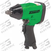 SPEEDAIRE Air Impact Wrench: Full-Size, 1/2 in Drive, Pistol-Grip, Square, 1/4 in NPT Air Inlet, Std (MPN 48LZ91). Key specifications — attr1321013: NPT; attr1321019: Full-Size; attr1321030: SPEEDAIRE; attr1321012: Standard; attr1321025: Square.