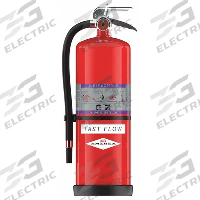 AMEREX Fire Extinguisher: 20 lb Extinguisher Capacity, 20B:C - Class BC Fire Extinguishers
