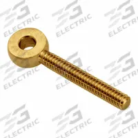 AMPG Fixed Rod End: Brass, Plain, 2 in Hole Center-to-End Lg, Right Hand, 1/4"-20 Thread Size (MPN ZEB52-BR). Key specifications — attr952243: AMPG.