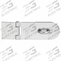 SUGATSUNE Hasp: Stainless Steel, 1 1/2 in Ht, 13/16 in Lg, 3 1/2 in Wd (MPN HP-635). Key specifications — Brand: SUGATSUNE; Material: Stainless Steel.