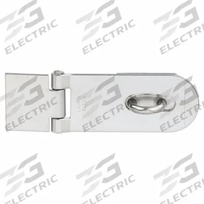 SUGATSUNE Hasp: Stainless Steel, 1 1/2 in Ht, 13/16 in Lg - Weld-On Hasps