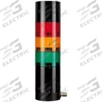 MURRELEKTRONIK Tower Light Assembly: 3 Tier, Green/Red/Yellow, Sounder Tier Included, Flashing (MPN 4000-76713-5310000). Key specifications — Manufacturer Part Number: 4000-76713-5310000; Brand: MURRELEKTRONIK; Operating Voltage: 21.6 to 26.4V; Light Tier Color: Green.