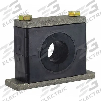 ZSI Vibration-Dampening Beta Clamp: Steel Clamp, Polypropylene Cushion - Vibration-Dampening Textured Core Beta Clamps