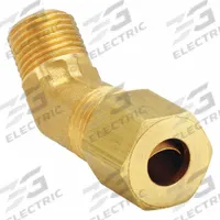 PARKER Compression Fitting Elbow: 1/2 in OD x 3/8 in Pipe Fitting Size, Compression x MNPT, 10 PK (MPN 179C-8-6). Key specifications — Brand: PARKER.