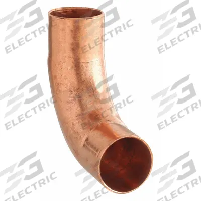 NIBCO Sweat Fitting Elbow: 1 in CTS x 1 in CTS, FTG x FTG, Wrot Copper (MPN 60722LT 1) - Wrot Copper Tube Fittings