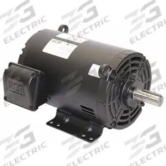 WEG General Purpose Motor: Rigid Base Mount, Open Drip Proof, 1 1/2 hp, 575V AC, 3,510 RPM (MPN 00156OT3H143T-S). Key specifications — Brand: WEG; Nameplate Voltage @ 60 Hz: 575V AC; Full Load Current @ 60 Hz: 1.48 A; Nameplate RPM @ 60 Hz: 3,510 RPM; Motor Enclosure: ODP.