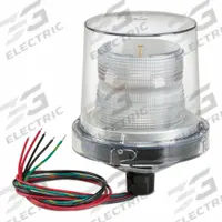 FEDERAL SIGNAL Strobe Light: 24V DC, Pole Mount, 7 1/2 in Overall Dp, 80 Flashes per Minute, Wire (MPN 224XSTHI-024C). Key specifications — Manufacturer Part Number: 224XSTHI-024C; Brand: FEDERAL SIGNAL; Mounting Location: Pole Mount; Operating Voltage: 24V DC.