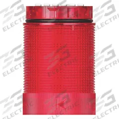 WERMA Tower Light Module: Flashing/Steady, 24V AC/24V DC, Red, 40 mm Overall Dia, 59 mm Overall Ht (MPN 63411075). Key specifications — Brand: WERMA; Compatible with Series: KombiSIGN 40; Lens Color: Red; Operating Voltage: 24V DC; Manufacturer Part Number: 63411075.