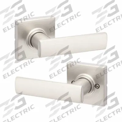 KWIKSET Door Lever Lockset: Passage Lever Locksets/Storeroom Lever Locksets, Nickel
