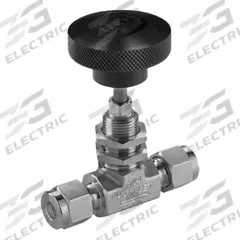 HAM-LET SS Integral-Bonnet Needle Valve: Inline Valve Body, 316 Stainless Steel, Integral Bonnet (MPN H-300U-SS-L-R-3/8-RS). Key specifications — For Media: Liquid; Standards: ISO 15848-1; Brand: HAM-LET; Valve Series: H300U; Stem Type: Regulating; Connection Type - Side 1: Let-Lok; Connection Type - Side 2: Let-Lok; Connection Type: Let-Lok x Let-Lok.