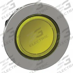 SCHNEIDER Flush Push Button: 30 mm Mounting Size, Metallic, Maintained (MPN ZB4FH083). Key specifications — Brand: SCHNEIDER; Action: Maintained; Series: XB4; Push Button Material Type: Metallic.