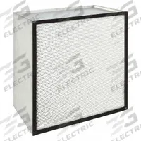 GRAINGER HEPA Air Filter: 24 in x 24 in x 12 in, 99.99% Filter Efficiency, Downstream Face (MPN 2DXN8). Key specifications — Brand: GRAINGER; Frame or Header Material: Galvanized Steel.