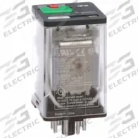 SCHNEIDER General Purpose Relay: Socket Mounted, 10 A Current Rating, 24V AC, DPDT, 8 Pins/Terminals (MPN 750XBXRM4L-24A). Key specifications — Brand: SCHNEIDER; Base Type: Octal; Mounting Style: Plug-In; Pin Shape: Round; Electrical Connection: 8-Pin Terminal; Manufacturer Part Number: 750XBXRM4L-24A; Operating Current: 10 A at 30V DC (Resistive Load Conforming to UL); Series: 750R Series.
