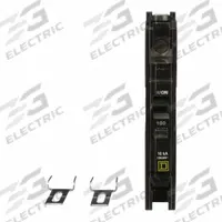 SQUARE D Miniature Circuit Breaker: 100 A, 120/240V AC, Single Phase, 10kA at 120/240V AC, 1 Poles (MPN QOU1100). Key specifications — Phase: Single; Amps: 100 A; AC Voltage Rating: 120/240V AC; Max. AIR Rating: 10kA at 120/240V AC; For Use With: Air Conditioning and Refrigeration Equipment; Brand: SQUARE D.