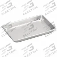 CHICAGO METALLIC Sheet Pan: Sheet Pan Pan, One Eighth Sheet Pan Size, Aluminum, Glazed, Solid (MPN 41805). Key specifications — Bead Closure: Closed Bead; Coating: Glazed; Pan Style: Sheet Pan; Perforation: Solid; Brand: CHICAGO METALLIC; Color: Silver; Material: Aluminum; NSF Certified: No.
