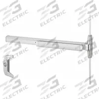 VON DUPRIN Surface Vertical Rod: 3 ft Max Door Wd, Chrome (MPN 3327A-NL-OP 3 26D). Key specifications — attr1011860: Exit Device; attr1011837: VON DUPRIN; attr1011847: Surface Vertical Rod; attr1011858: Night Latch; attr1024139: Touchbar; attr1011835: Yes.