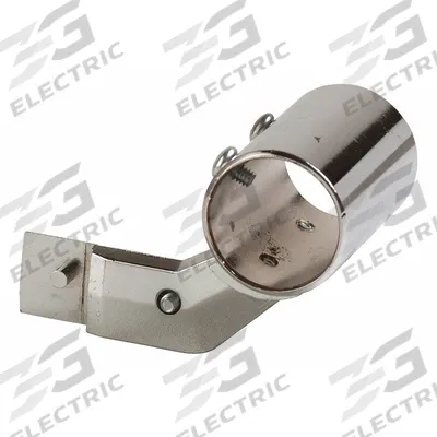 ECONOCO Center Socket: Single, 1 in x 2 in x 1/2 in, Chrome, 16 ga Gauge - Hangrail Tubing Holders for Slotted-Standard Shelving