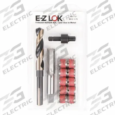 APPROVED VENDOR Self Locking Thread Insert: Std Wall, M12-1.75 Int Thrd Sz - Self-Locking Insert & Installation Tool Kits