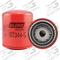 BALDWIN FILTERS Hydraulic Filter: Hydraulic Fluid, 13/16"-16 Thread Size, Spin-On, Cellulose, Daewoo (MPN BT344-S). Key specifications — Media Material: Cellulose; Brand: BALDWIN FILTERS; Compatible Fluid Type: Hydraulic Fluid; Compatible Vehicle Make: Daewoo; Includes: G401 Integral Gasket; Thread Size: 13/16"-16.