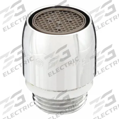 CHICAGO FAUCETS Outlet: 2.2 gpm Flow Rate, Aerated Flow Outlet, Brass, Chrome Finish, Male - Faucet Aerators & Outlets