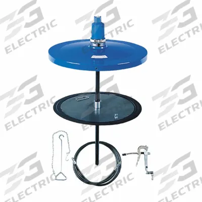MACNAUGHT Air Drum Pump: Pump w/ Discharge Hose & Nozzle, 50:1, 460 g/min Max. Flow Rate - Grease Dispensing Piston Drum Pumps
