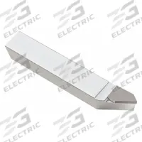 MICRO 100 Single-Point Tool Bit: ER Tool Bit Style, 1/2 in Shank Wd, 1/2 in Shank Ht, Carbide, Zinc (MPN ER-8)