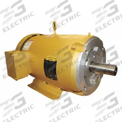 BALDOR General Purpose Motor: C-Face Mount, Totally Enclosed Fan Cooled, 7 1/2 hp, 230/460V AC (MPN CEM3710T). Key specifications — Brand: BALDOR; Nameplate Voltage @ 60 Hz: 230/460V AC; Full Load Current @ 60 Hz: 19/9.5 A; Nameplate RPM @ 60 Hz: 1,200 RPM; Motor Enclosure: TEFC.