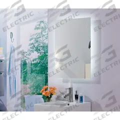 KETCHAM Bathroom Mirror: Rectangular, Glass, 36 in Overall Ht, 24 in Overall Wd, 1 3/4 in Overall Dp (MPN AUR-2436). Key specifications — attr1325493: KETCHAM; attr1325473: Unfinished; attr1348774: Back; attr1348772: Polished Edge; attr1325491: Yes.