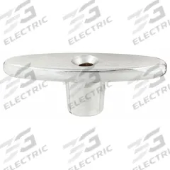 CHICAGO FAUCETS Handle: Tee, Chrome, 3/4 in Overall Ht, 2 1/4 in Overall Lg, Screw (MPN 293-006JKRCF). Key specifications — Brand: CHICAGO FAUCETS; Color/Finish: Chrome; Handle Type: Tee; Includes: Screw; Product Type: Handle.