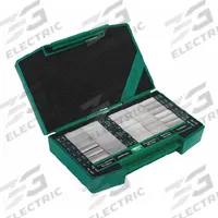 INSIZE Surface Roughness Specimen Set: Surface Roughness Specimen Set, Nickel (MPN ISR-CSE130). Key specifications — attr1181299: Vertical Milling; attr1181304: INSIZE; attr1181300: Nickel; attr1181297: 2-500 uin/ 0.05-12.5 micron; attr1181298: Flat lapping: 2, 4, 8 uin Reaming: 16, 32, 63 uin Plain grinding: 2, 4, 8, 16, 32, 63 uin Horizontal milling:16, 32, 63, 125, 250, 500 uin Vertical milling: 16, 32, 63, 125, 250, 500 uin Turning: 16, 32, 63, 125, 250, 500 uin.