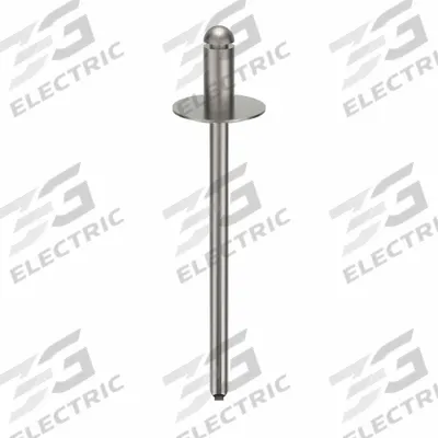 POP AVDEL Blind Rivet,1 52/97" L,0.122" dia,PK500: Inch, 1 17/32 in Overall Lg, 1/4 in Body Lg - Large Flange Blind Rivets