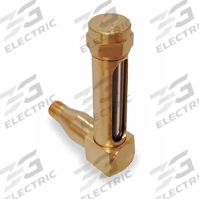 LDI INDUSTRIES Vented Oil Gauges: 5.92 in Body Ht, 4 1/4 in Sight Ht, 1/2" NPTF Male - Vented Oil Level Gauges