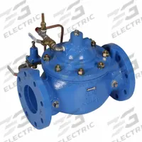 WATTS Pressure Reducing Control Valve: 2 1/2 in Nominal Pipe Size, NPT, 20 psi to 175 psi (MPN 115-2-1/2 TH). Key specifications — Body Material: Ductile Iron; Brand: WATTS.