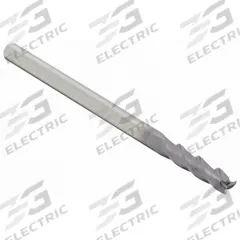 WIDIA HANITA Square End Mill: Carbide, TiAlN Coated, 3 Flute, 3/16" Mill Dia, 1" LOC, 4" OAL (MPN I3S0188T100X)