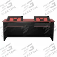 VERSADESK Computer Desk: Metal, Cherry, 0 Drawers, 72 in Overall Wd, 29 in Overall Ht, Black Frame (MPN RSD7230-BC). Key specifications — Desktop Material: Metal; Includes Modesty Panel: Yes; Kit Product Type: Computer Desk; Desktop Color: Cherry; Brand: VERSADESK; Frame Color: Black; Frame Material: Steel; Product Type: Computer Desk.
