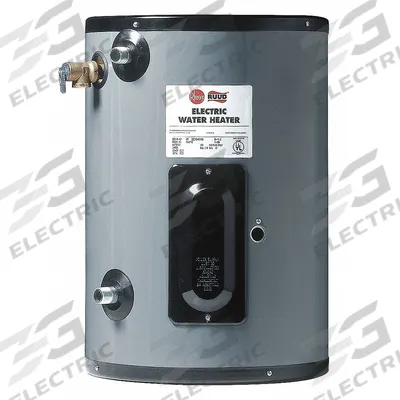 RHEEM-RUUD Electric Water Heater: 120V, 15 gal, 1,500 W, Single Phase, 24.25 in Ht - Compact Commercial Electric Water Heaters