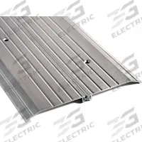 NATIONAL GUARD Door Threshold: Saddle, Aluminum, 6 ft Lg (MPN 8428-72). Key specifications — Brand: NATIONAL GUARD; Transition Type: Fluted.